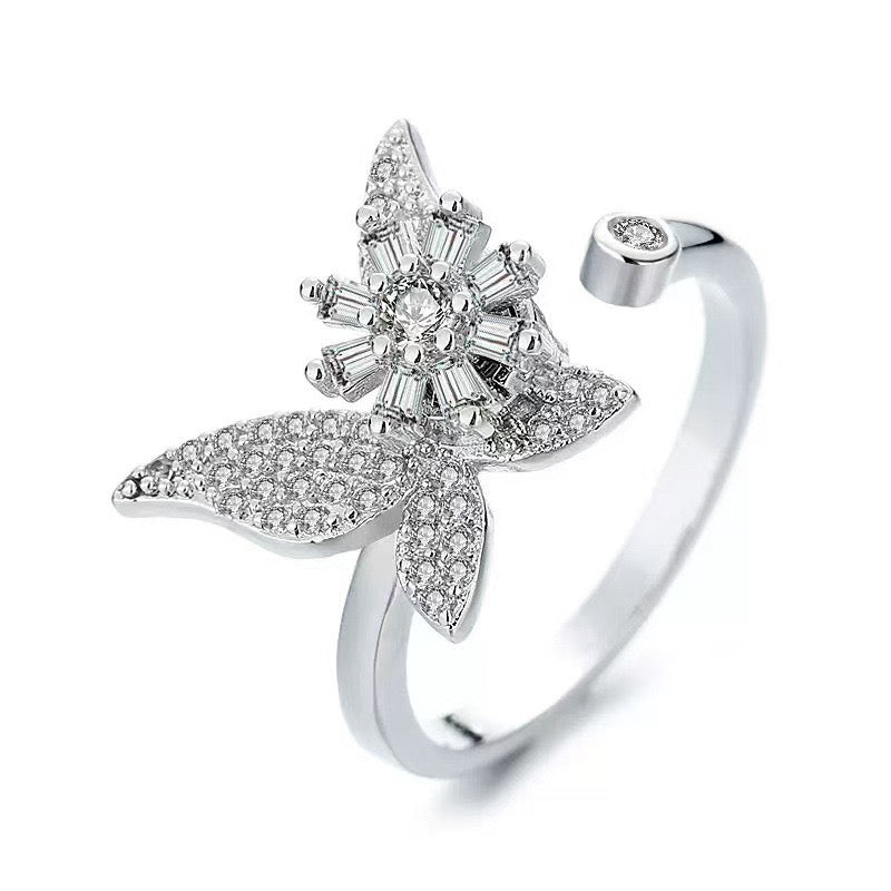 Butterfly Diamond Flower