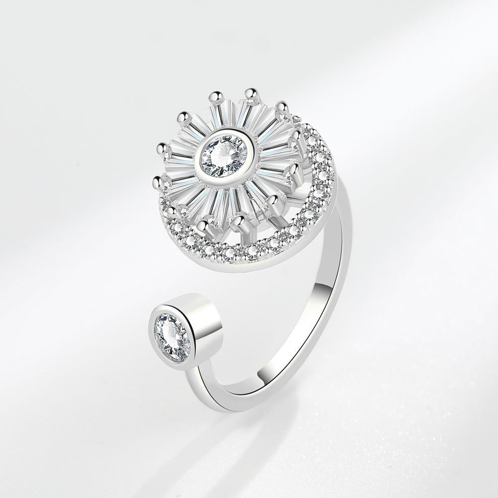 Circular Diamond Flower