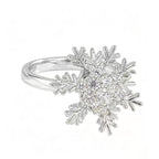 Snowflake Spinner Ring